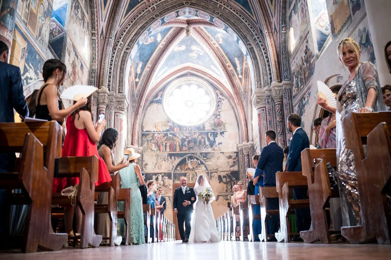 Ingresso della sposa in chiesa