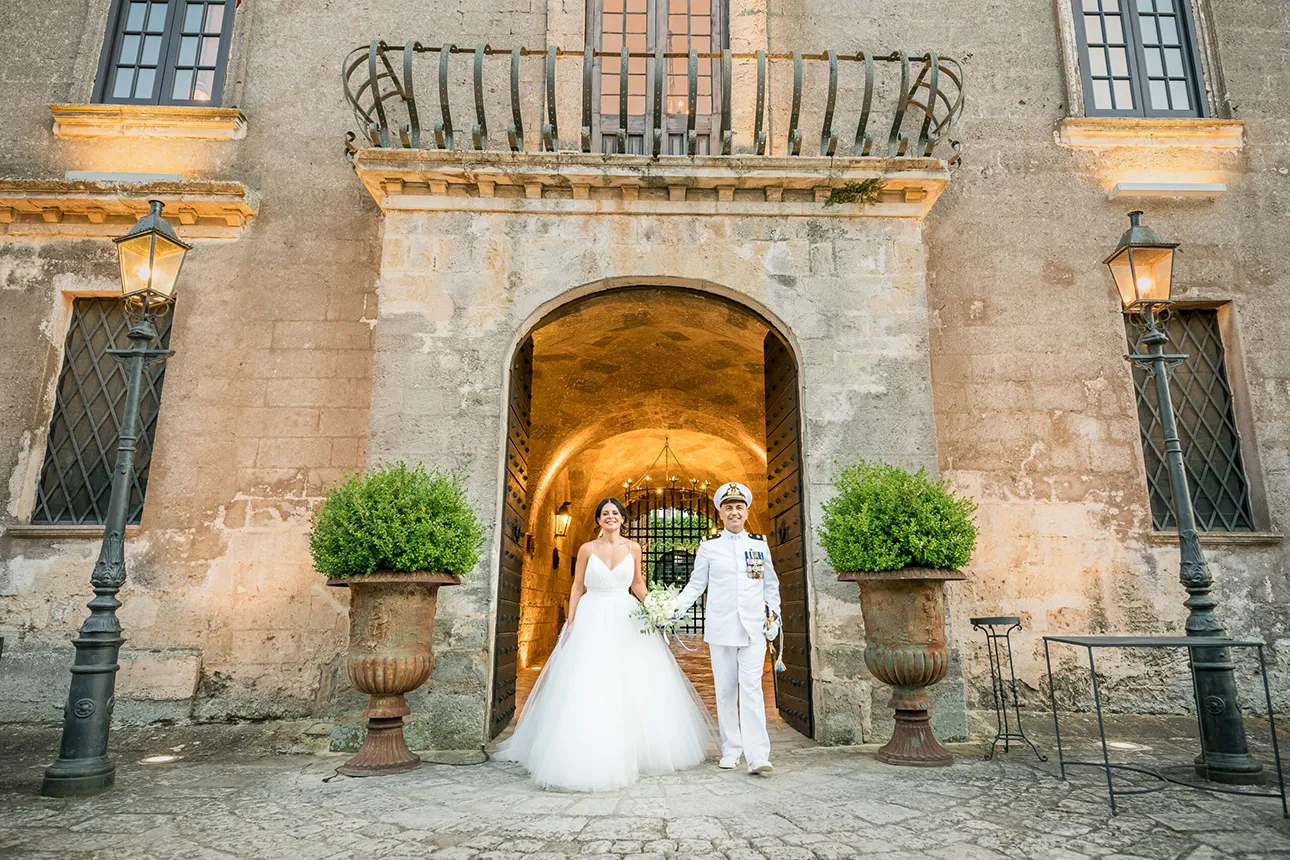 Ricevimento di matrimonio a Castello monaci
