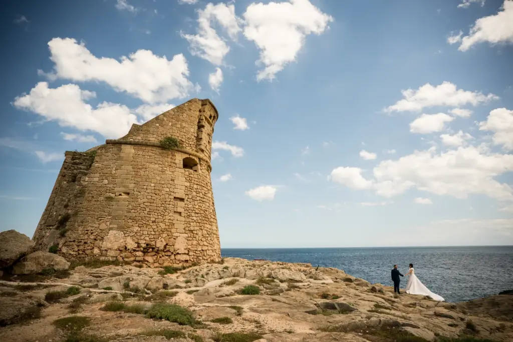 foto matrimonio senza pose in Puglia sfruttando le bellezze della regione