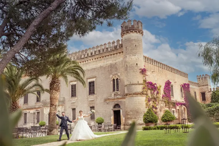 Castello Monaci a Salice Salentino, esclusiva location per matrimoni in Puglia