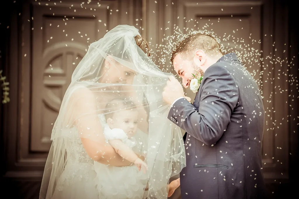 Matrimonio con battesimo a Monteroni di Lecce in Salento